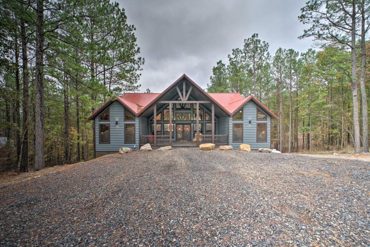 Broken Bow Cabin Deck With Hot Tub And Pool Table! Exterior photo