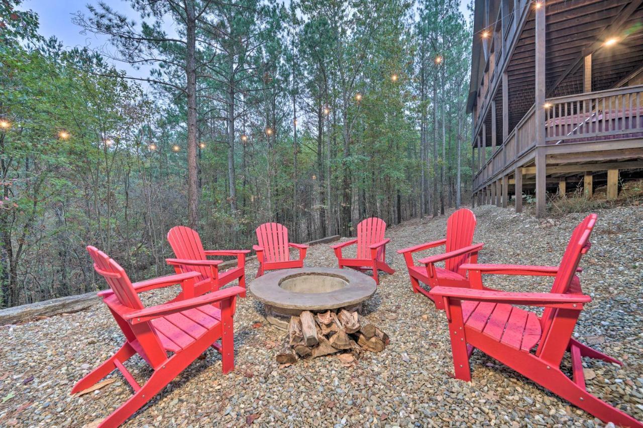 Broken Bow Cabin Deck With Hot Tub And Pool Table! Exterior photo