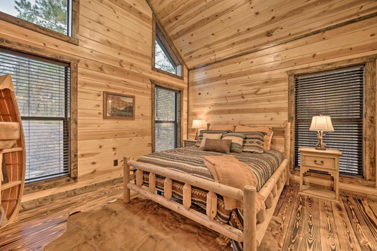 Broken Bow Cabin Deck With Hot Tub And Pool Table! Exterior photo